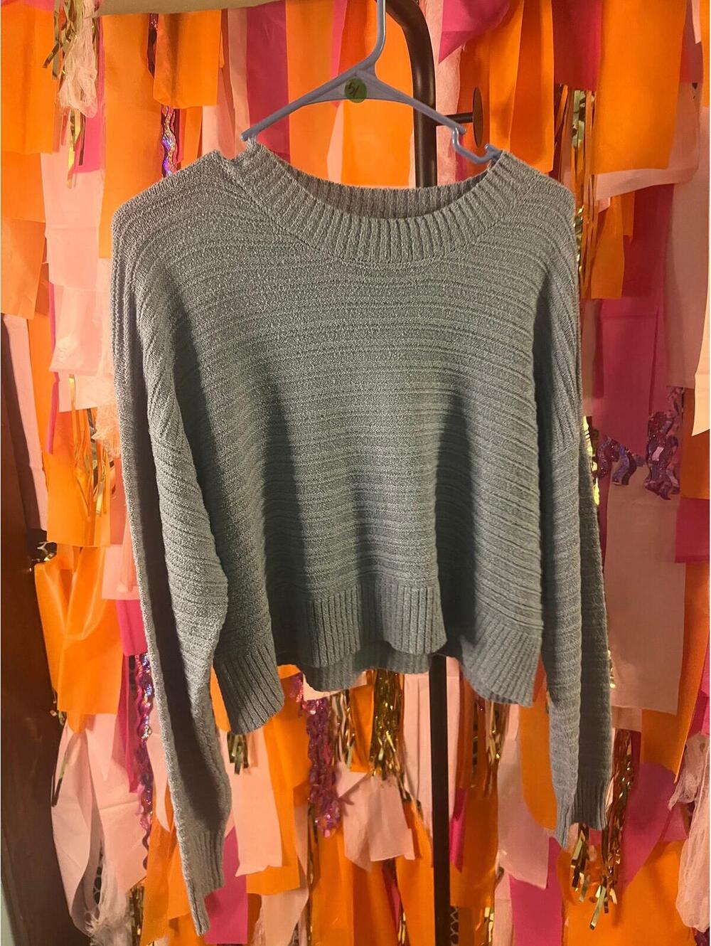51. DOUBLE ZERO LIGHT BLUE SWEATER